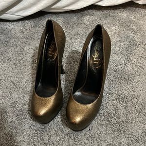 YSL platform sandals